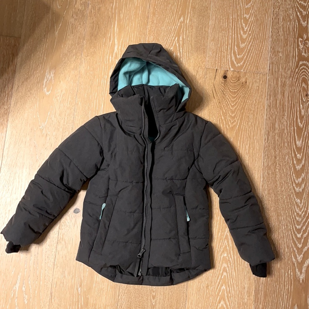 EUC all in motion girls puffer ski jacket in gray. So warm! Size 4/5